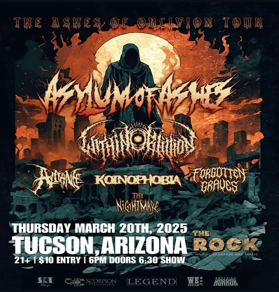 Asylum of Ashes with Alliance at The Rock Tucson