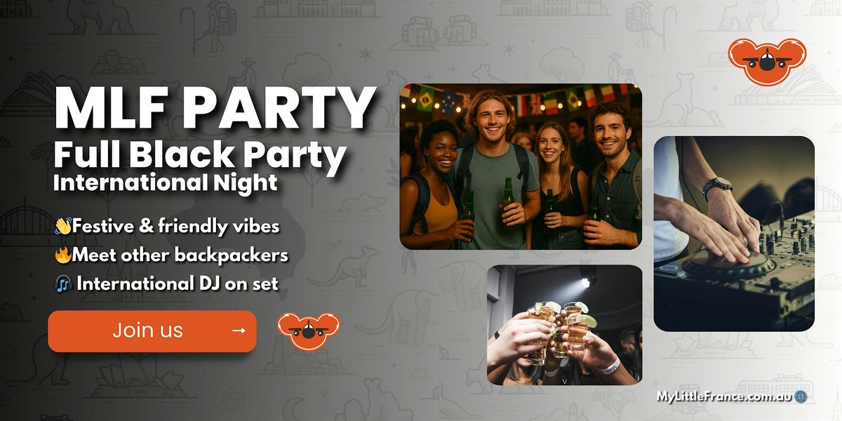 International Night \u2013 Full Black Party