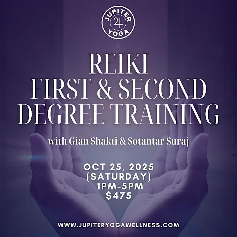 Reiki First & Second Degree Training