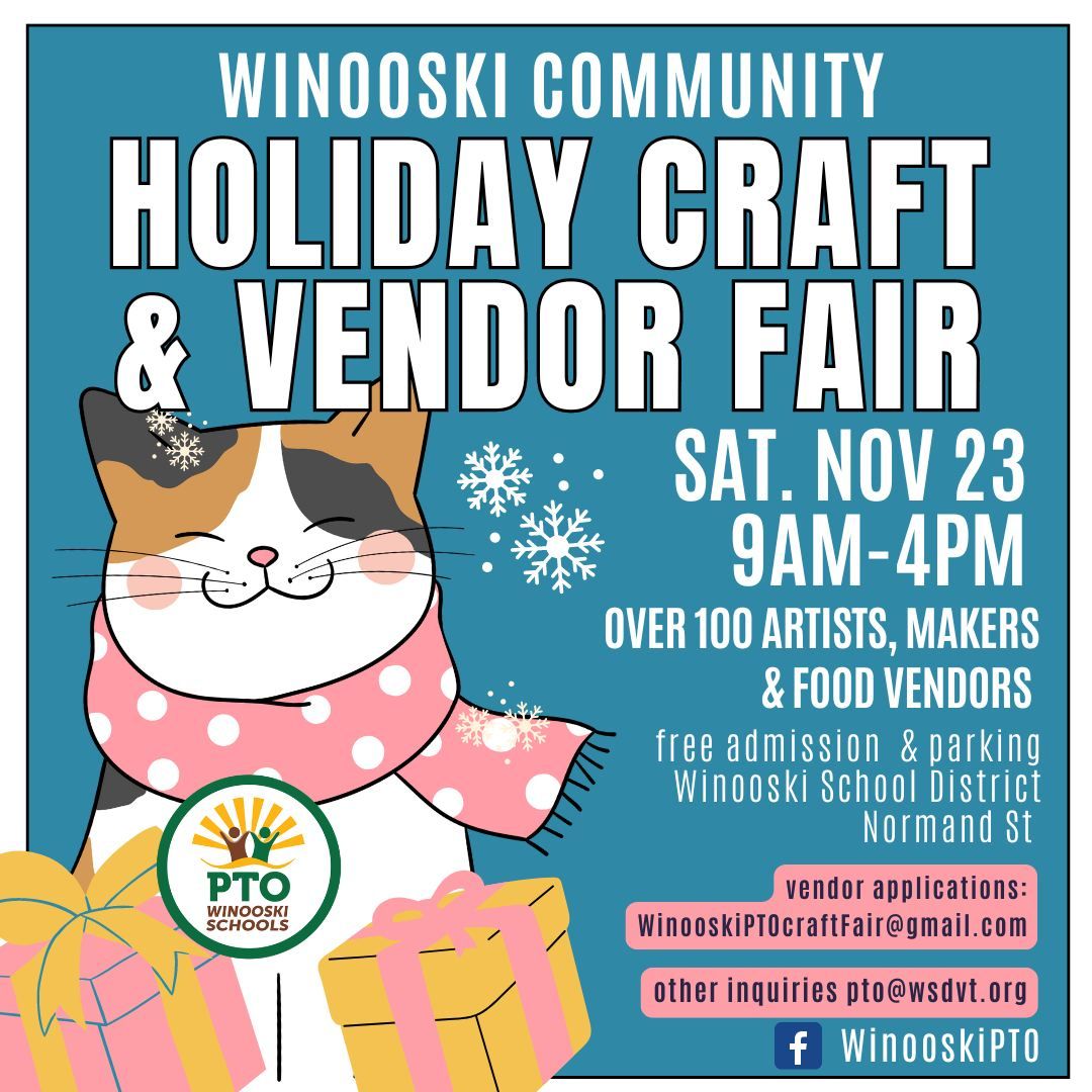 Winooski Community Holiday Craft & Vendor Fair 