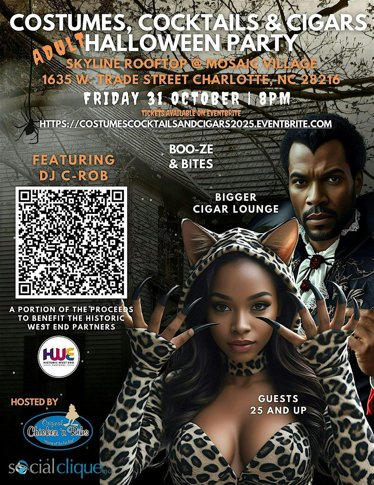 2025 Costumes, Cocktails, and Cigars Adult Halloween Party