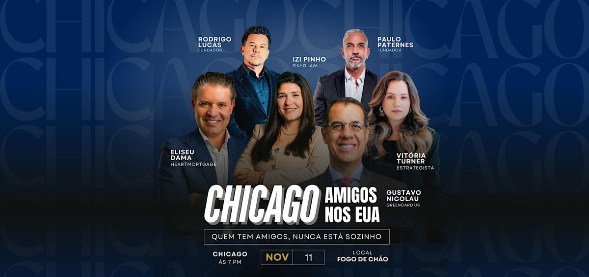 Amigos nos EUA - CHICAGO - NOVEMBRO 2025