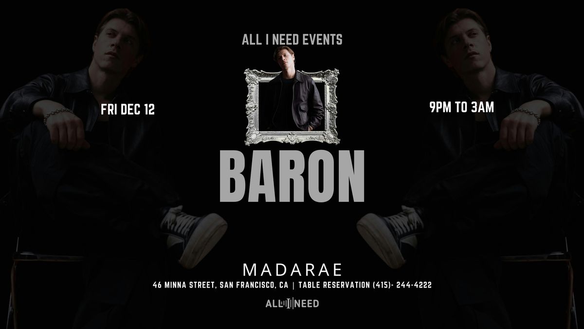 BARON [Afro House -Melodic House]  at MadaRae