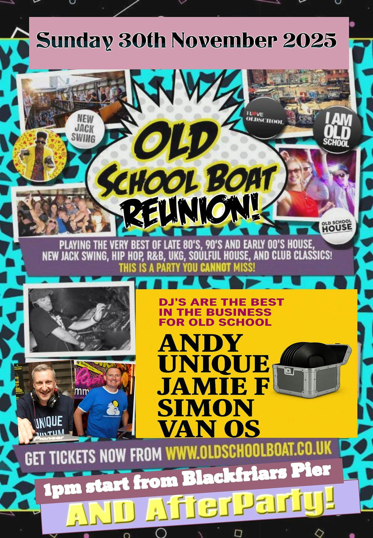 Old School Boat Christmas Party - And AfterParty - 30th November 2025