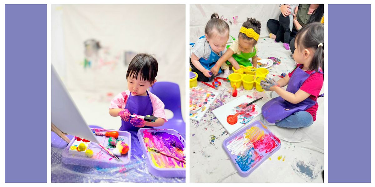 Tiny Art Play (Ages 1\u20132) \u2013 Drop-In Classes in Edmonton