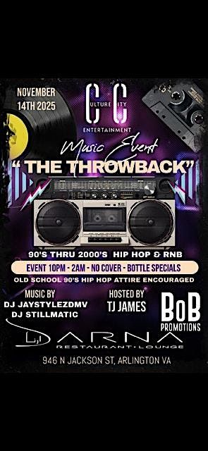 "The Throwback" 90's - 2000's Hip Hop & RnB Pop Up