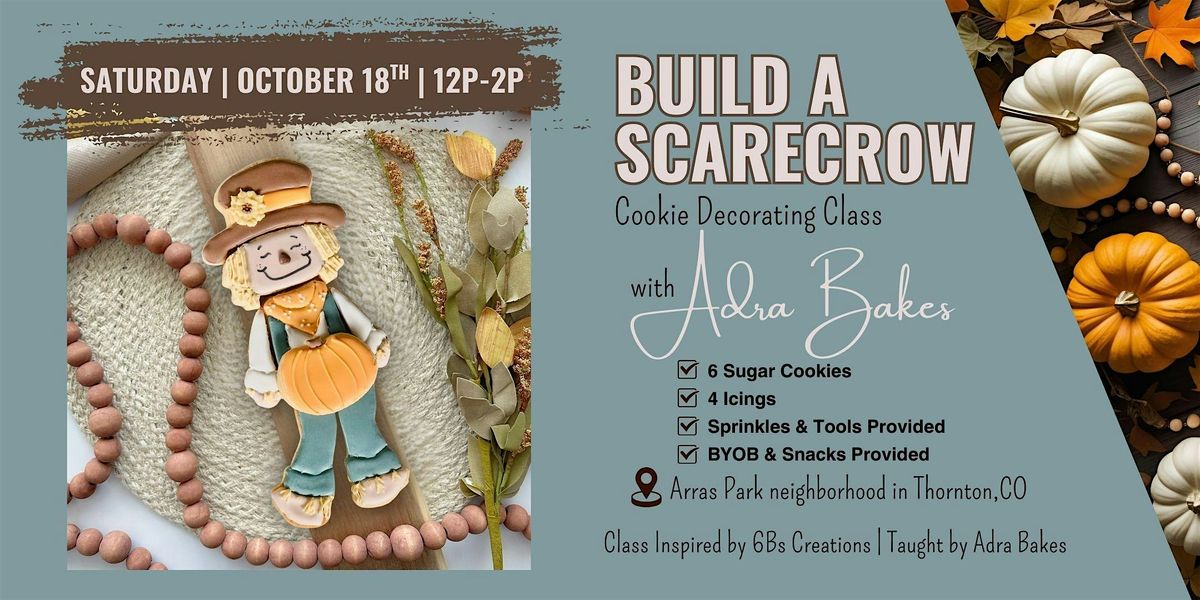 Build A Scarecrow Cookie Decorating Class
