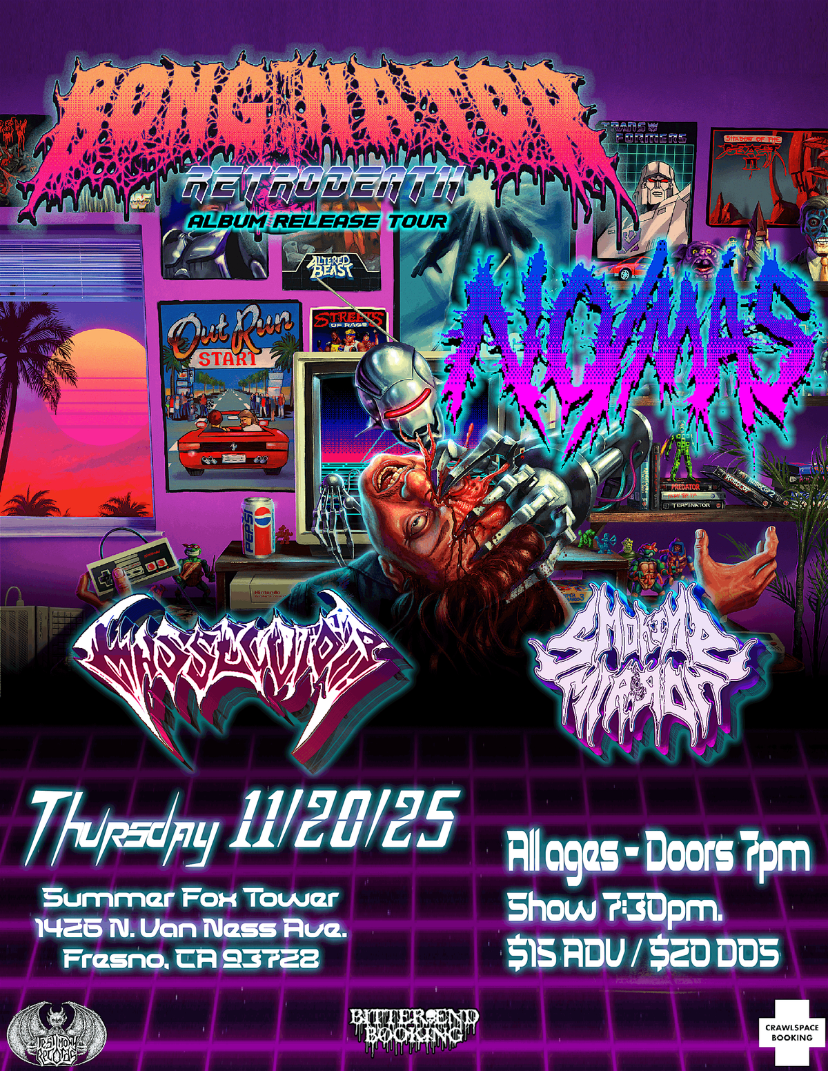 Bonginator \/ NoMas \/ Massecutor \/ Smoking Mirror at Summer Fox Tower