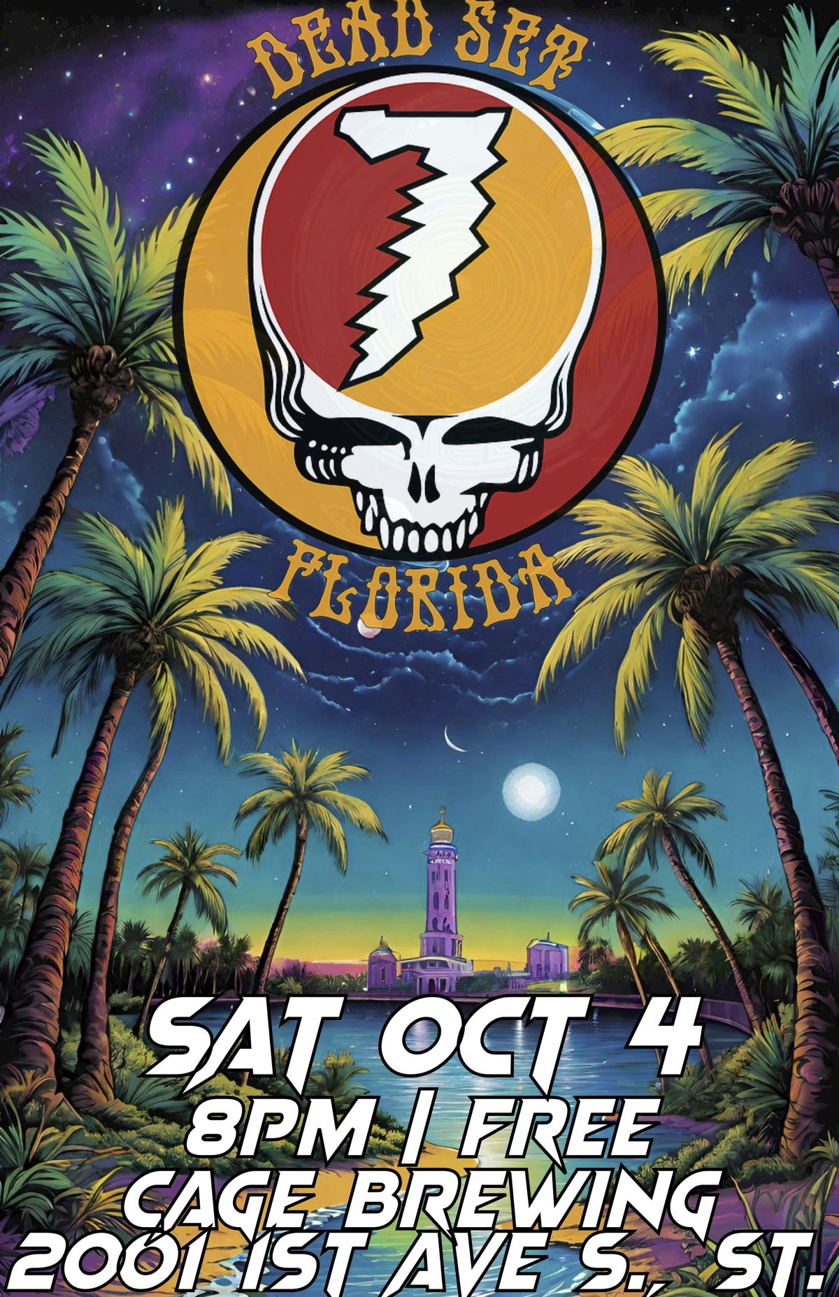 FREE: Grateful Dead NIGHT ft. Dead Set Florida | SAT OCT 4 | Cage Brewing