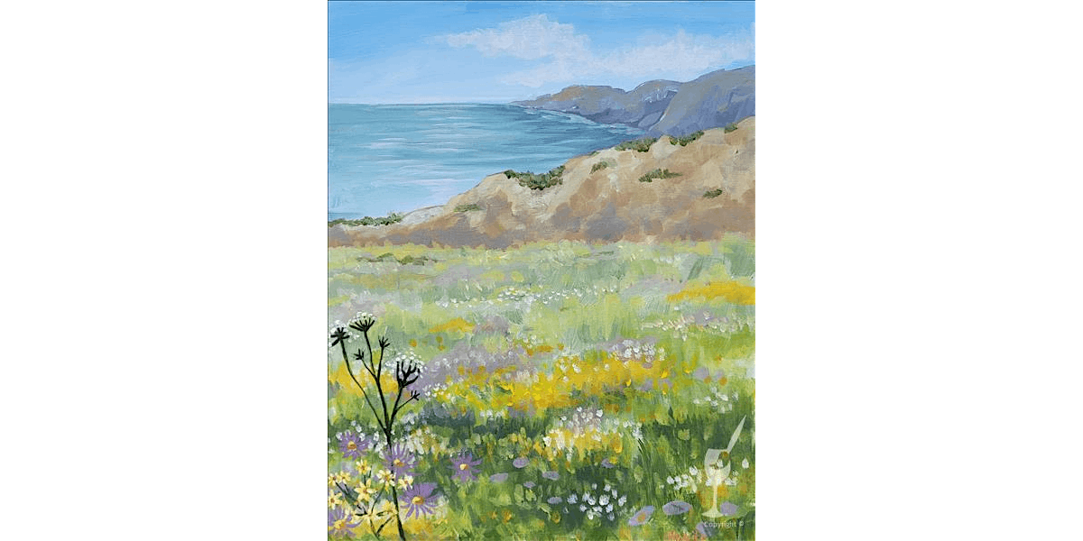 Waterfront Flower Field - Paint and Sip in Houston | Classpop!\u2122
