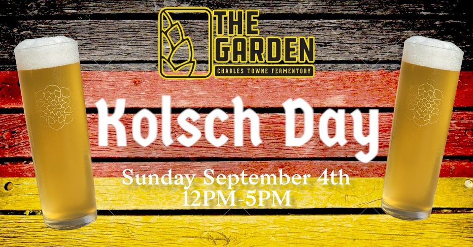 Kolsch Day at the beer garden!