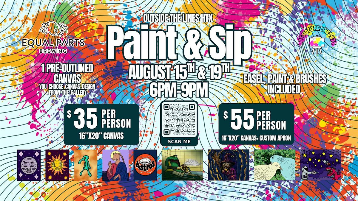 Paint and Sip at Equal Parts Brewing