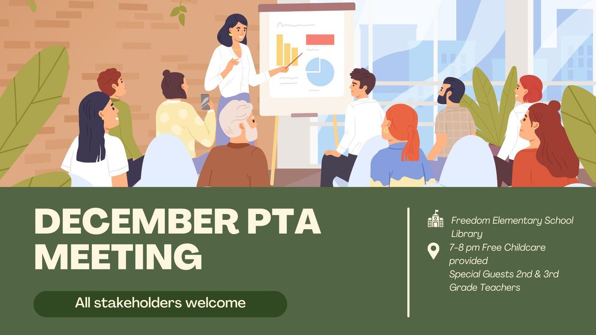 December General PTA Meeting