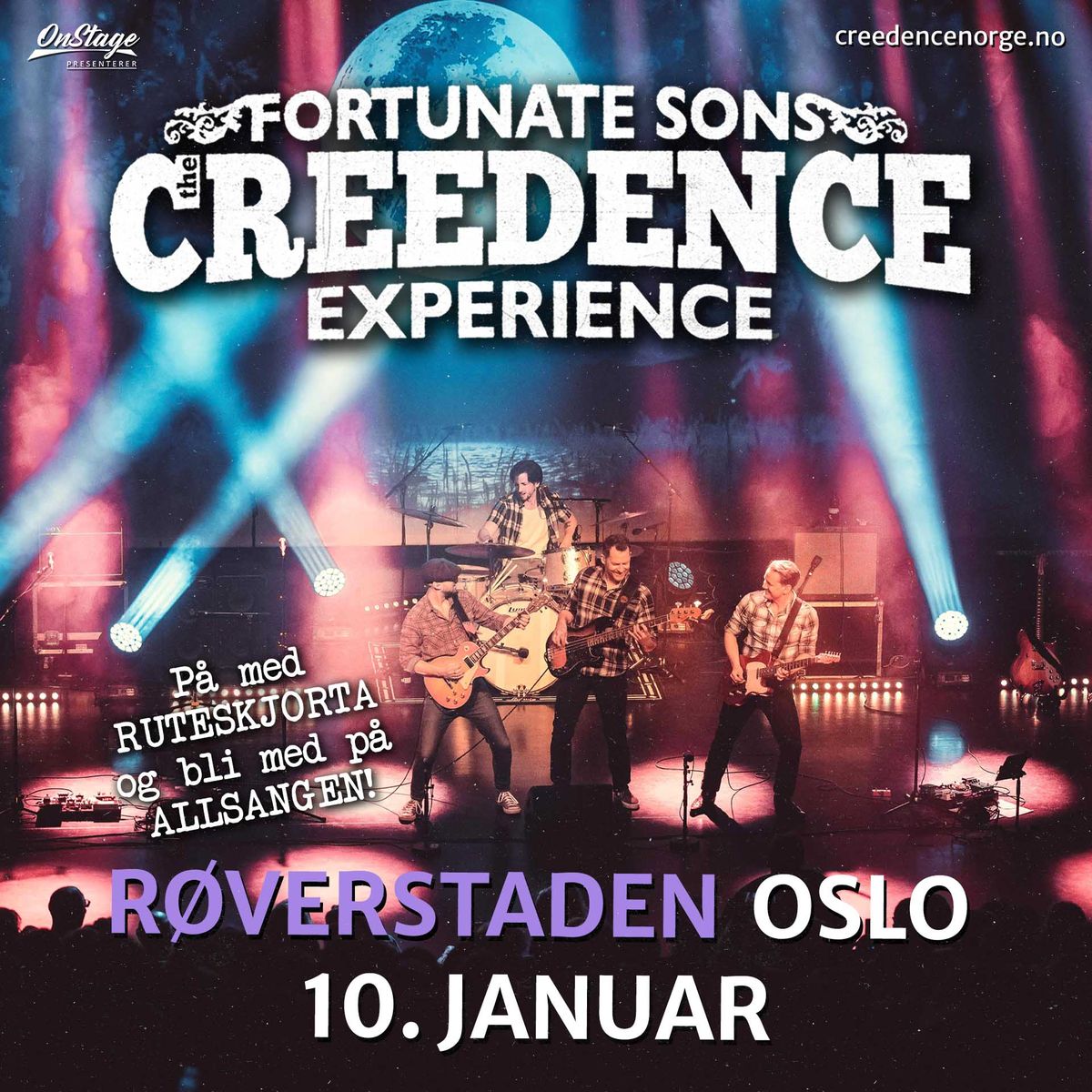 The Creedence Experience \/ R\u00f8verstaden (Oslo Konserthus) 10. januar