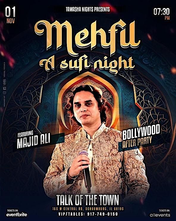 Blue Glove Presents: CHICAGO'S QAWALI RAAT FT. MAJID ALI | SUFI NIGHT 2025