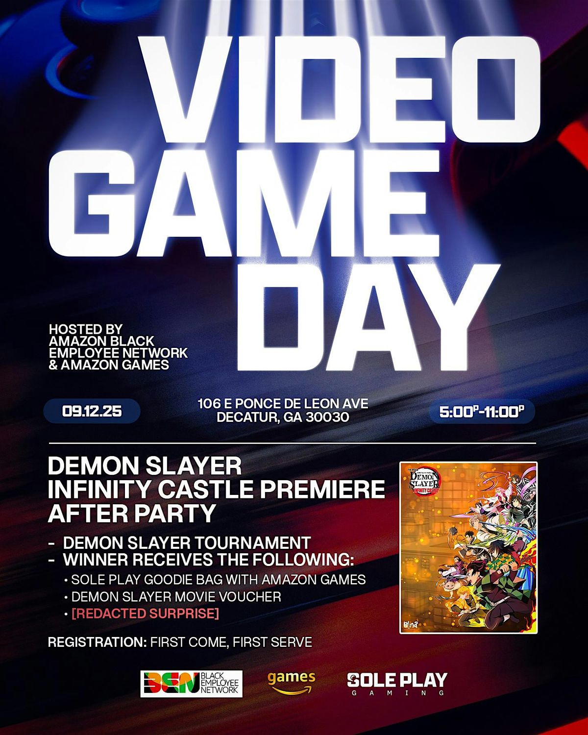 Video Game Day \u2013 Hosted by Amazon Black Employee Network & Amazon Games