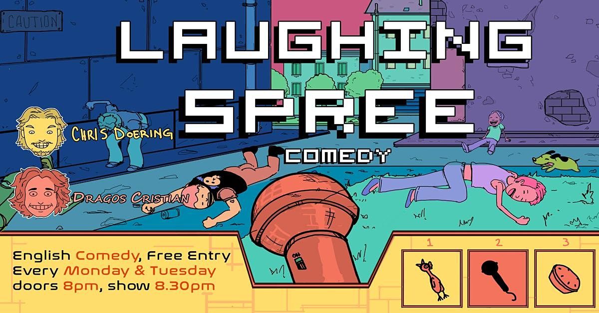 Laughing Spree: English Comedy on a BOAT (FREE SHOTS) 26.07.