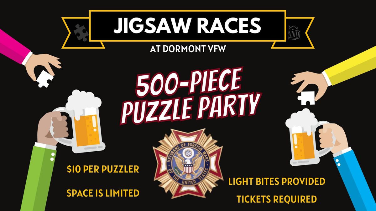 Jigsaw Puzzle Party (Race) at Dormont VFW