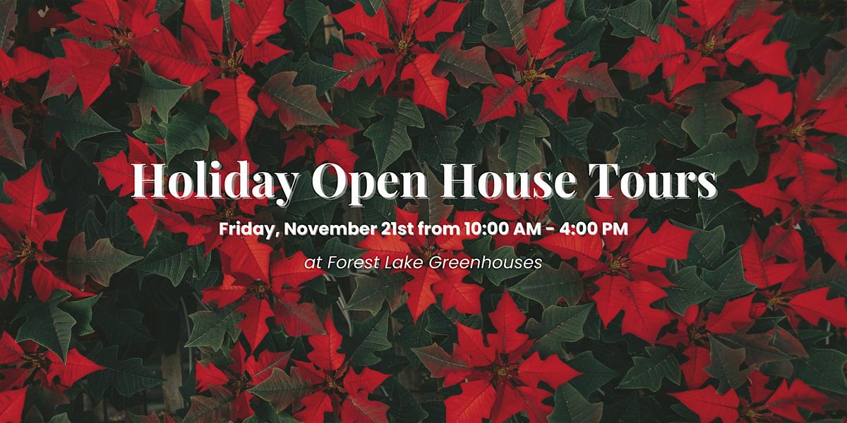 Poinsettia Open House Tour