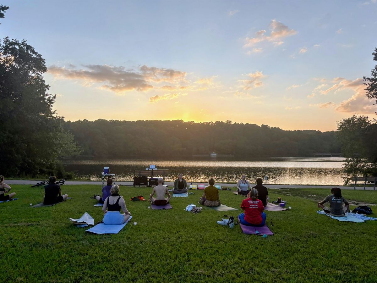Sunset Yoga + Sound Bath at Shelley Lake Park