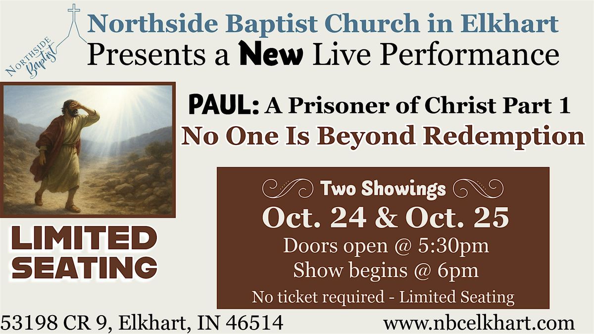 PAUL: A Prisoner of Christ Part 1No One Is Beyond Redemption