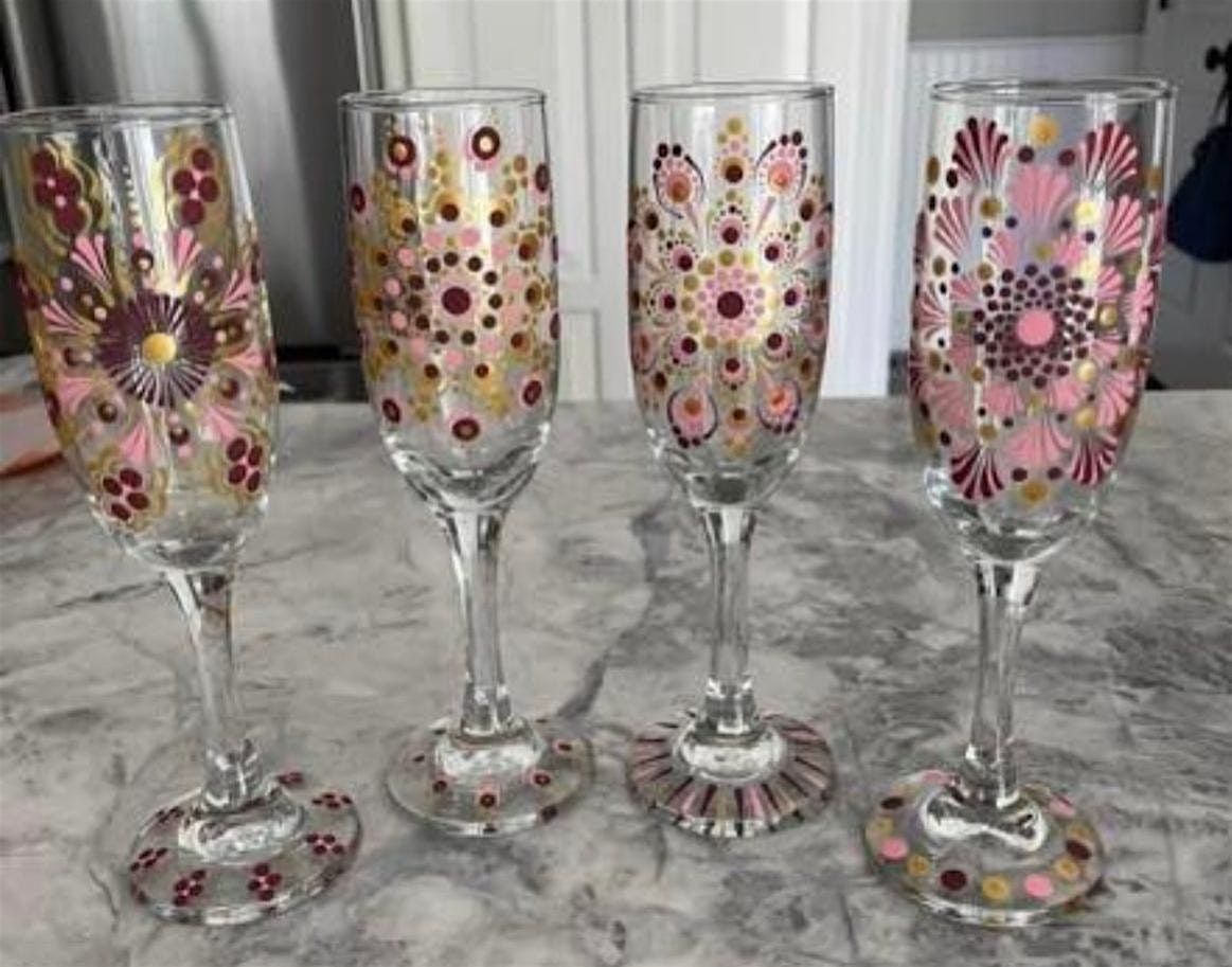 Mandala Champagne Glasses at Caledonia Brewing