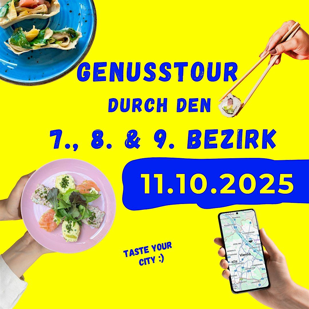 Genusstour im 7., 8. und 9. Bezirk am 11.10.2025