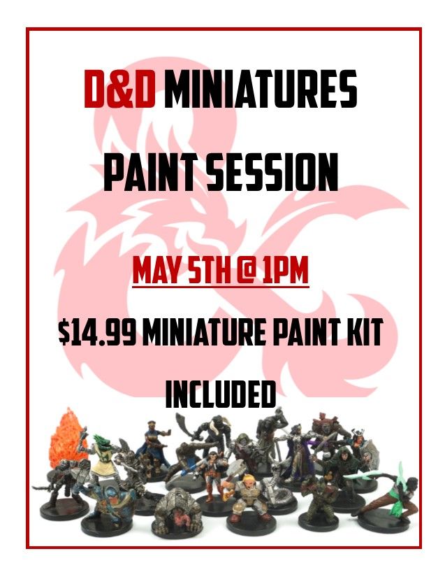 D&D Miniature Paint Session