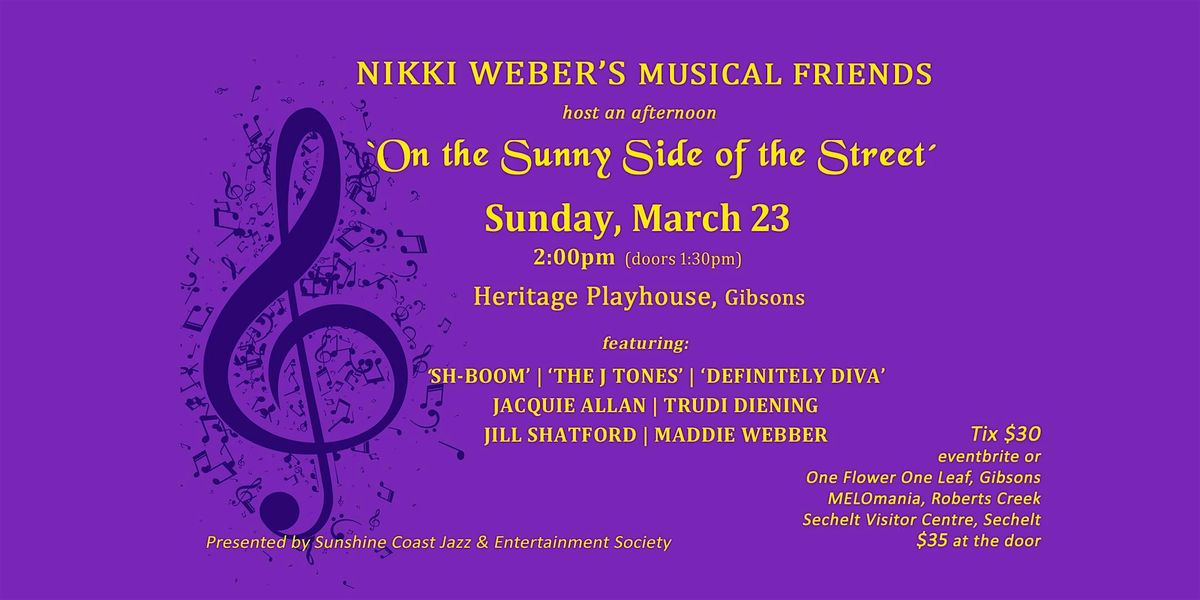 'Sunny Side of the Street' concert