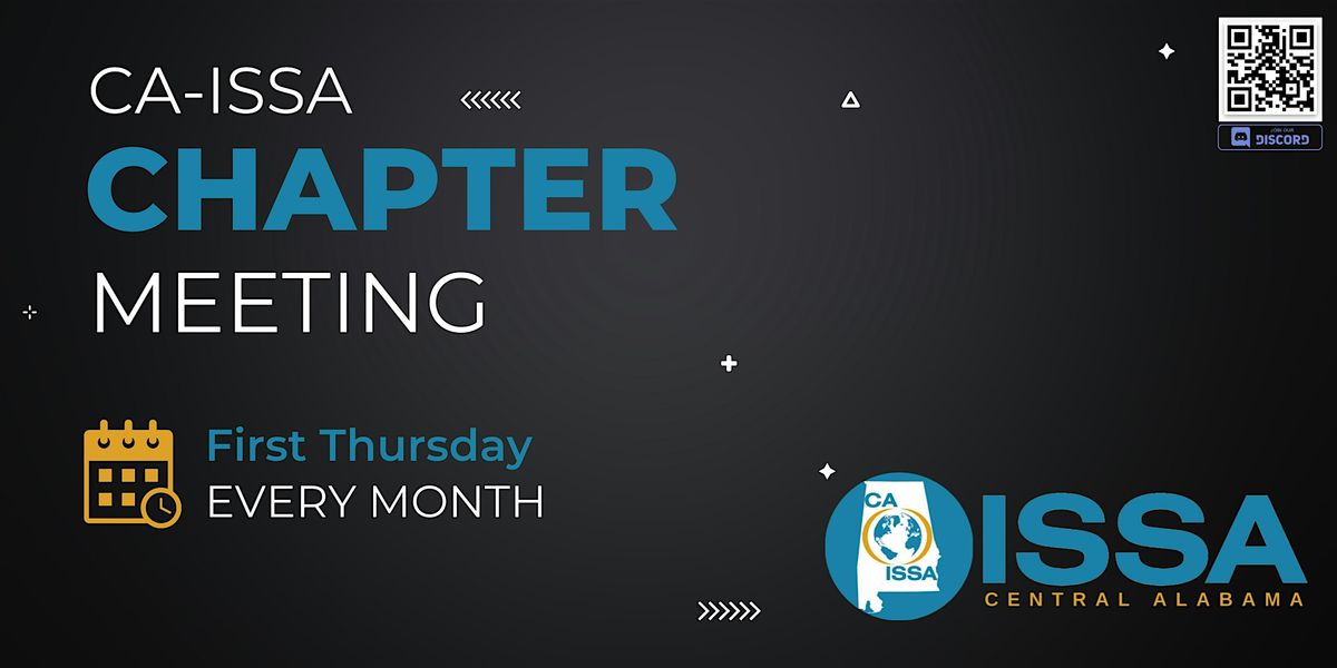 CA-ISSA Chapter Meeting Thursday, October 2nd, 2025