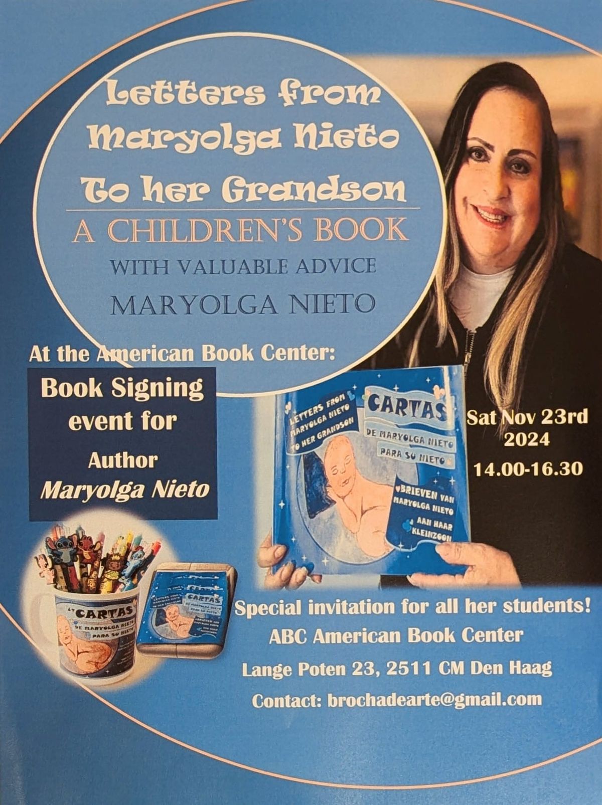 Book Signing Invitation: Letters of Maryolga Nieto to her Grandson