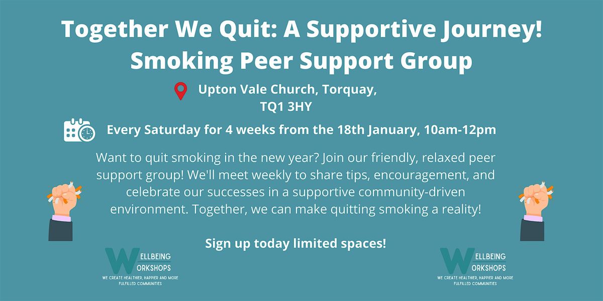 Together We Quit: A Supportive Journey!  Smoking Peer Support Group