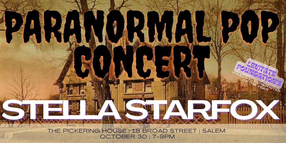 Exclusive Halloween Eve Concert at Salem\u2019s Oldest Home