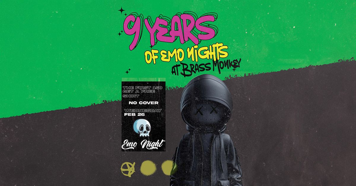 Emo Night 9 Year Anniversary & Free Shirt Giveaway 