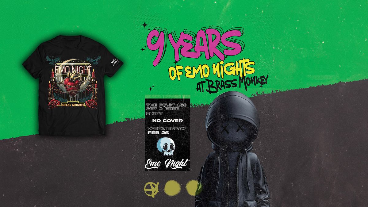 Emo Night 9 Year Anniversary & Free Shirt Giveaway 