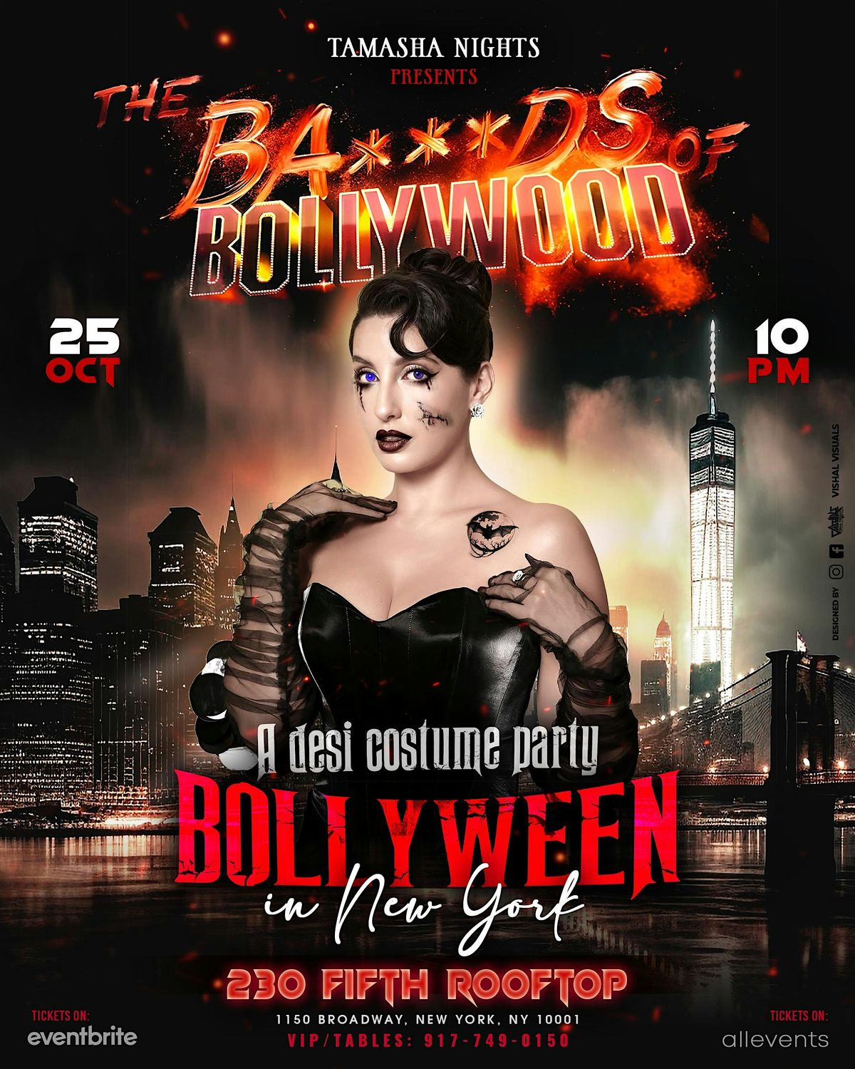 NYC BA***DS OF BOLLYWOOD, A DESI COSTUME PARTY @230 FIFTH ROOFTOP