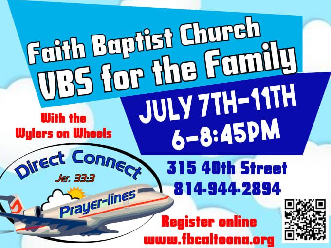 VACATION BIBLE SCHOOL FOR THE FAMILY