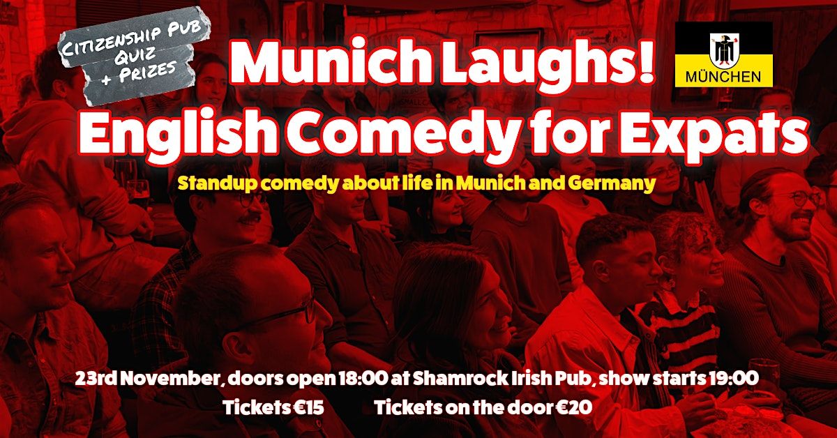 Munich Laughs: An Expat English Comedy Night and Pub Quiz