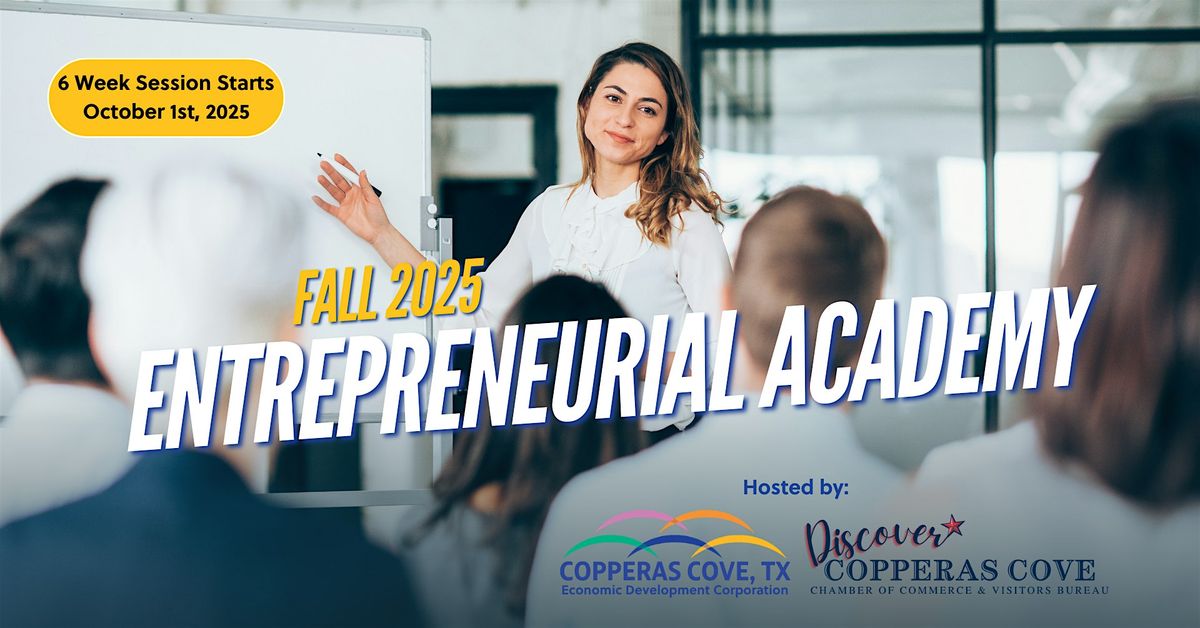 Fall Entrepreneurial Academy - CCEDC