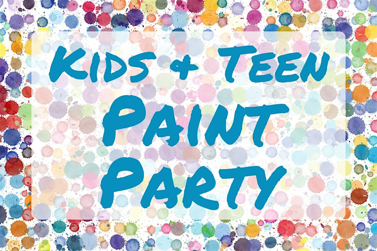 Spring Paint Party for Kids & Teens