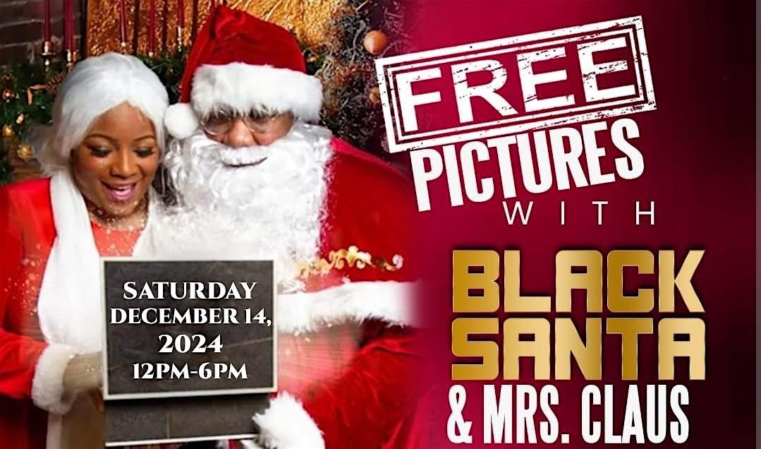 Houston Holiday Market - Free Pics BLACK SANTA