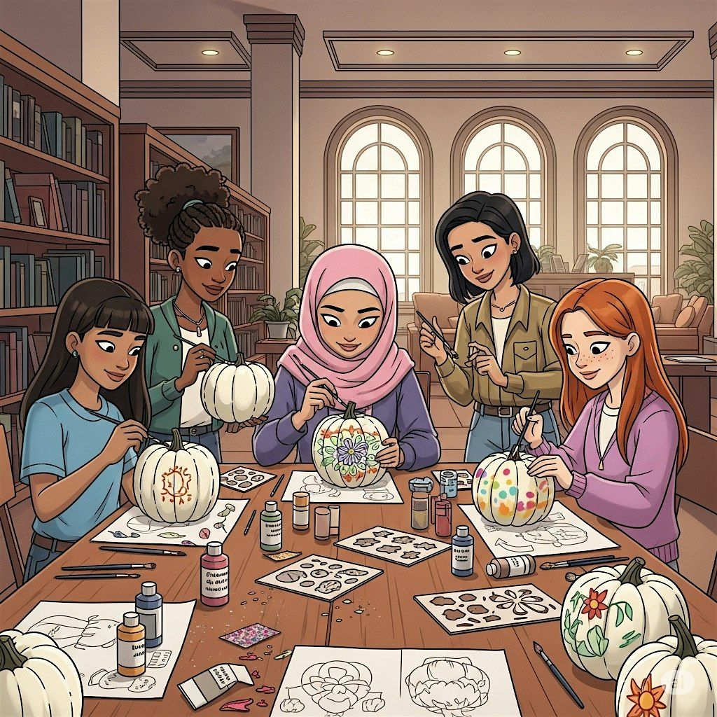 Teen Girl's Art Club:  Pumpkin Painting Challenge!