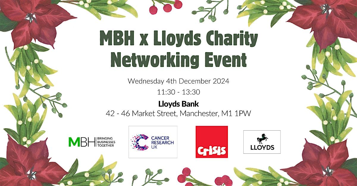 MBH x Lloyds Bank Charity Networking Event