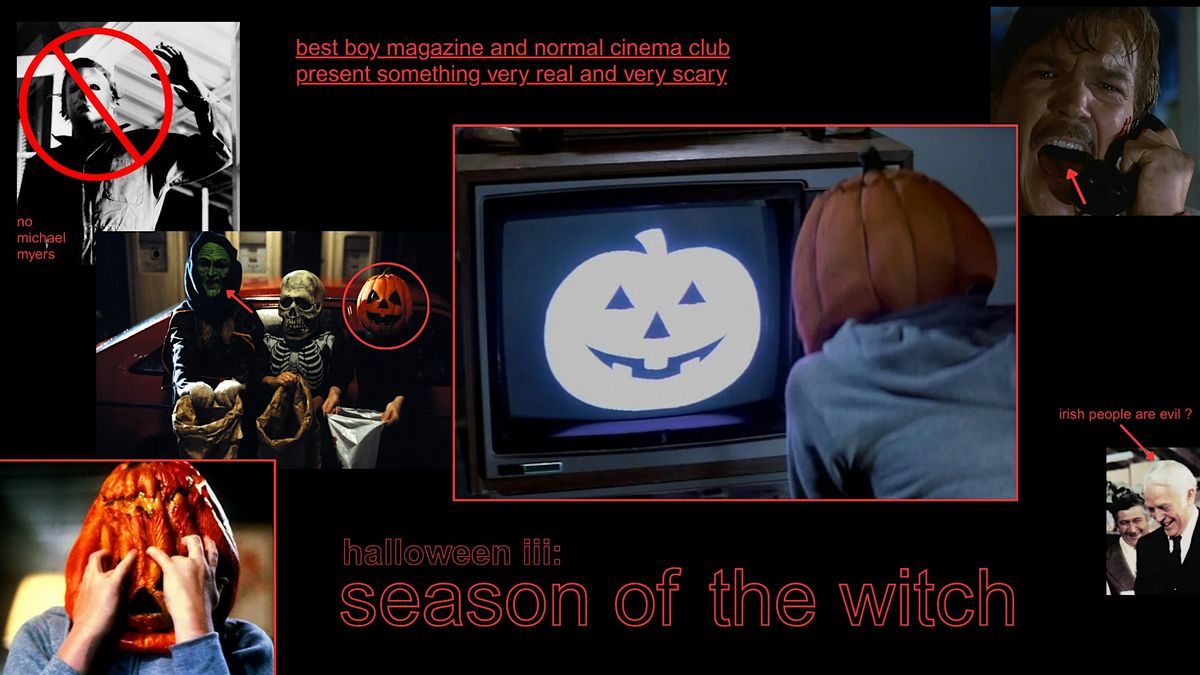SEASON OF THE WITCH (HALLOWEEN III) w\/ BEST BOY MAGAZINE