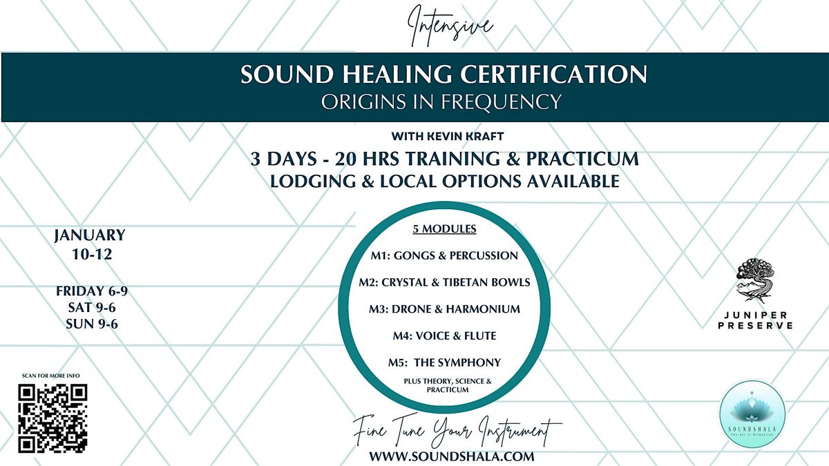 Sound Healing Certification - Origins of Frequency