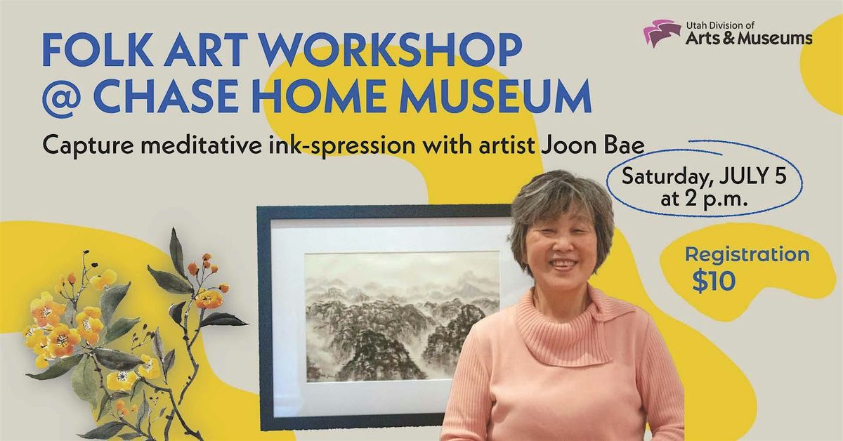 Folk Arts Workshop at Chase Home - Ink Painting