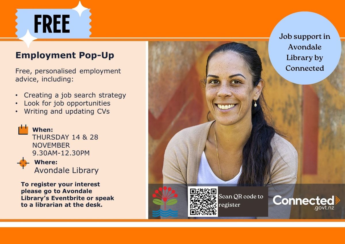 Free Employment Support by Connected (REGISTRATIONS ONLY)