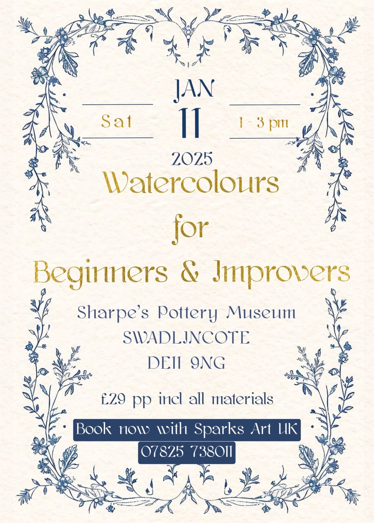 Watercolours for Beginners and Improvers 