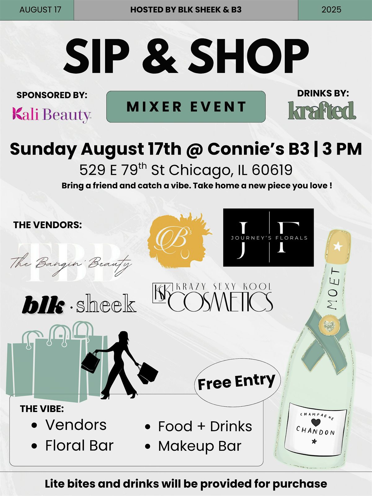 Sip & Shop Mixer Event
