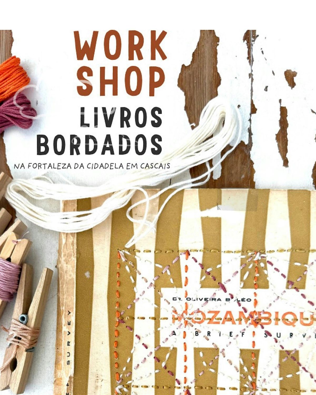 WORKSHOP DE LIVROS BORDADOS